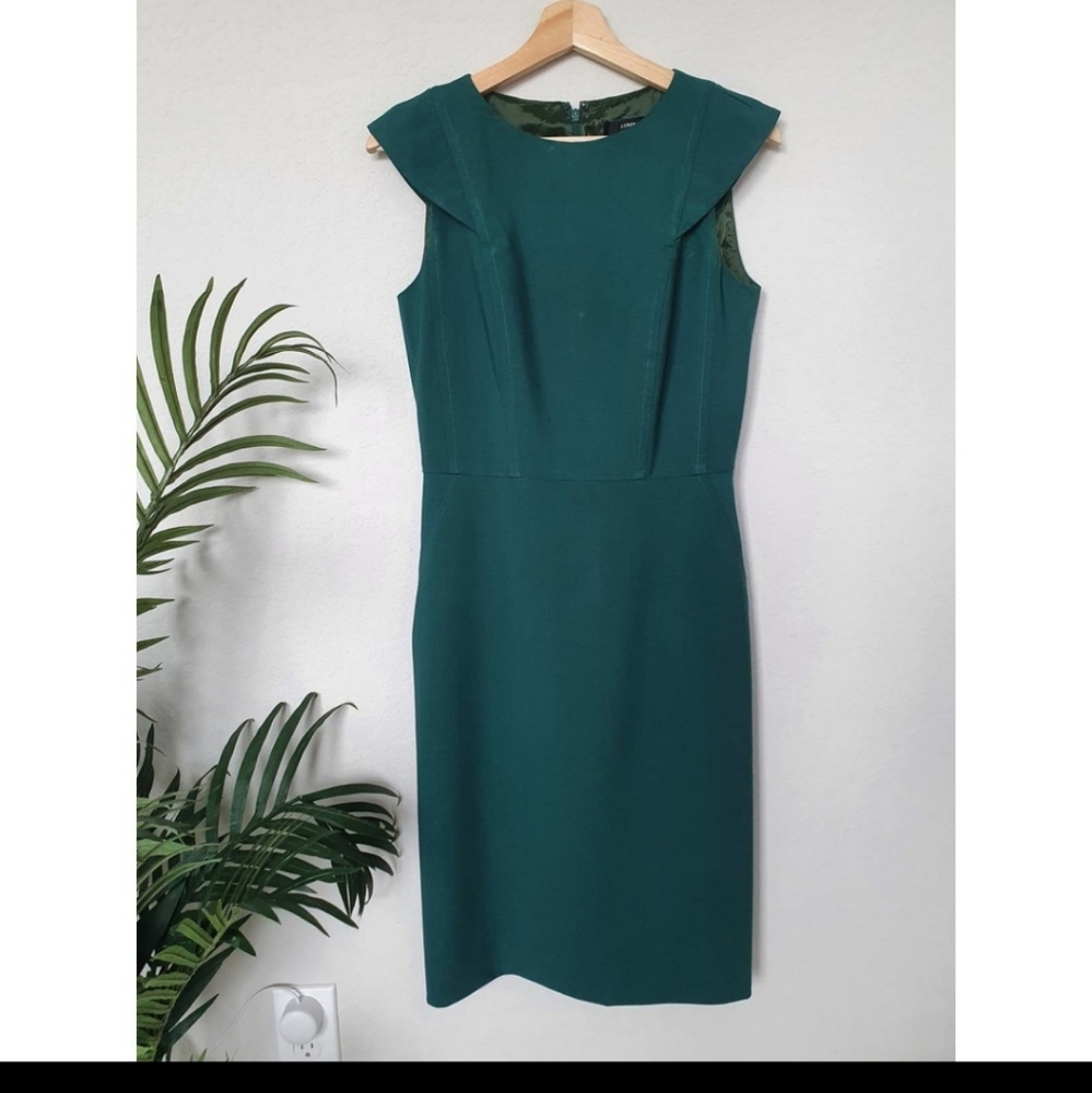 J. Crew Emerald Green Resume Office Women's Dress Size 4